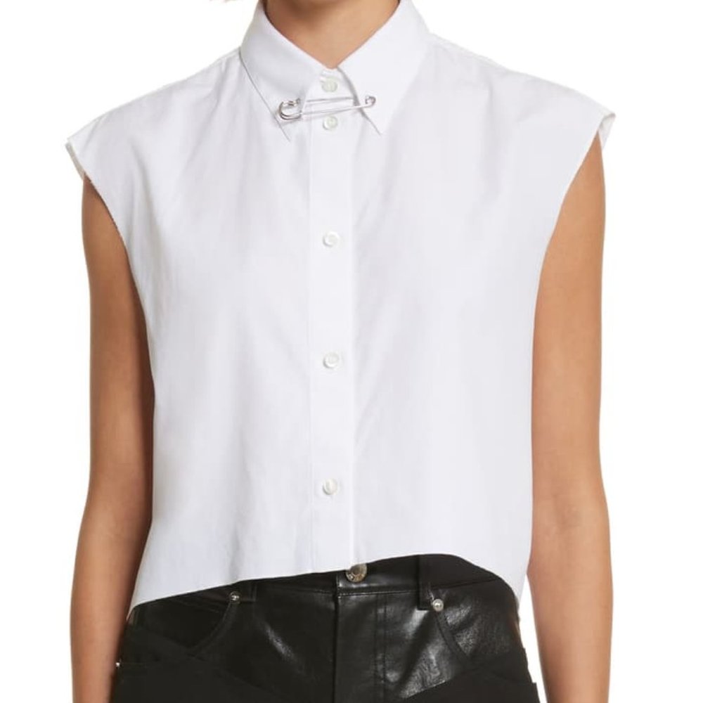 COPY - HELMUT LANG CROPPED SHIRT